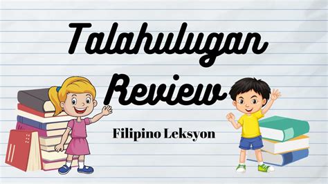 LEKSYON (Tagalog).
